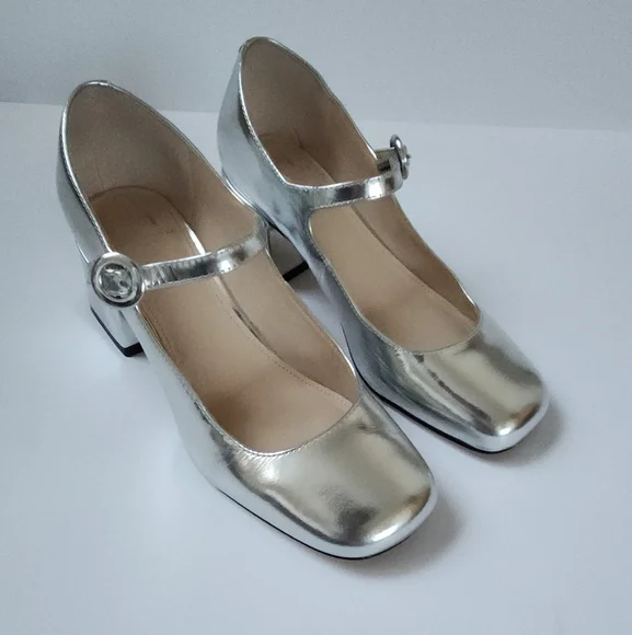 Marc Fisher Leather Mary Janes - Picture 3 of 14